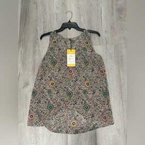 women’s medium size floral Cabi blouse